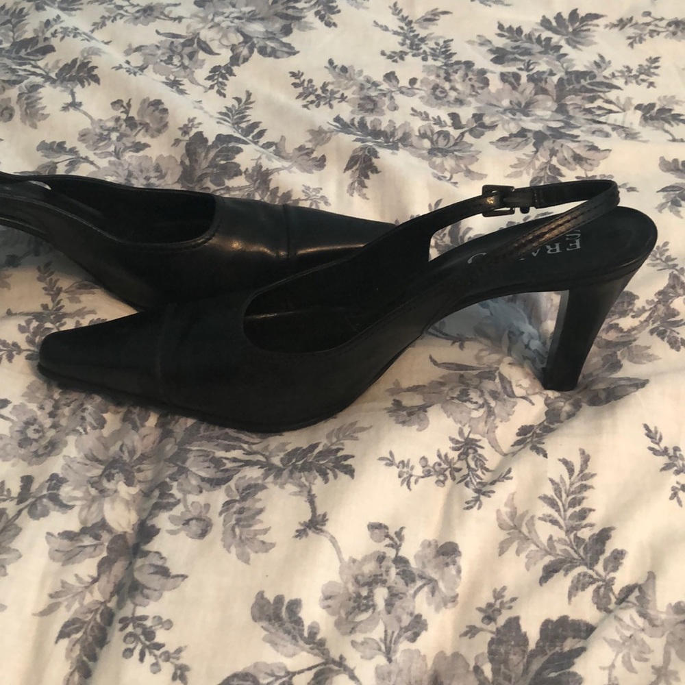 Franco Sarto sling back heals size 9 1/2 worn once